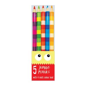 Dinosaur 5 Jumbo Colouring Pencils
