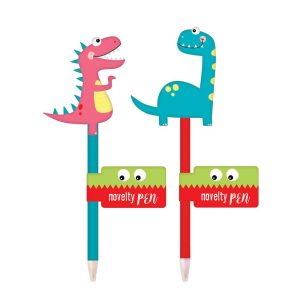 Dinosaur Novelty Pen with Topper