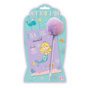 Mermaid Notepad and Pen