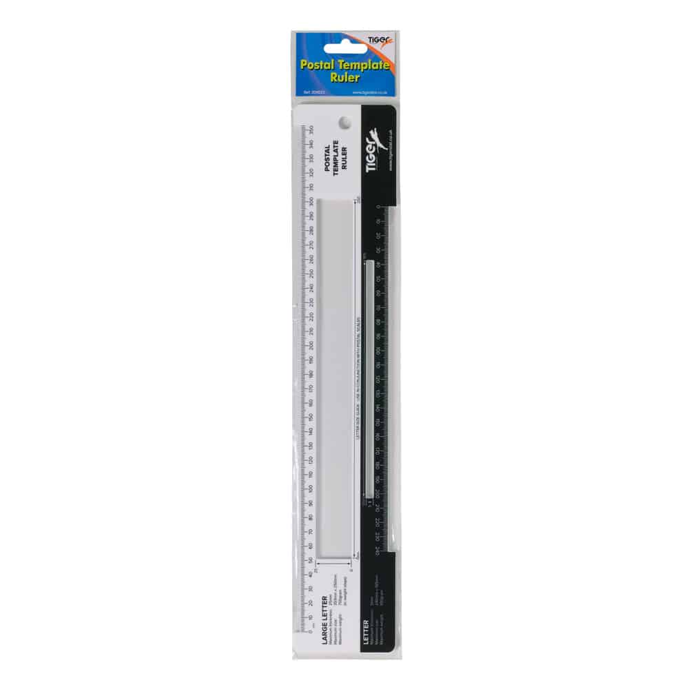 Postal Template Ruler