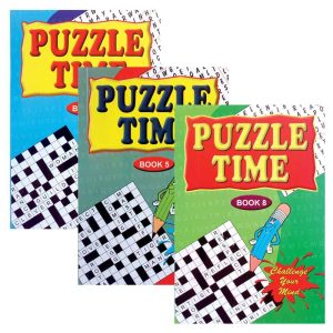A5 Puzzle Time Book, 160 Pages