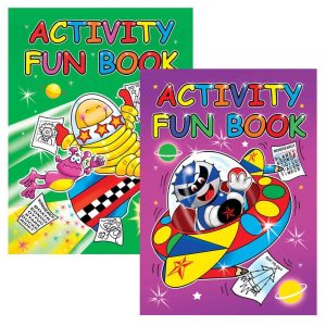 A4 Activity Fun Book, 40 Pages, 4 Assorted